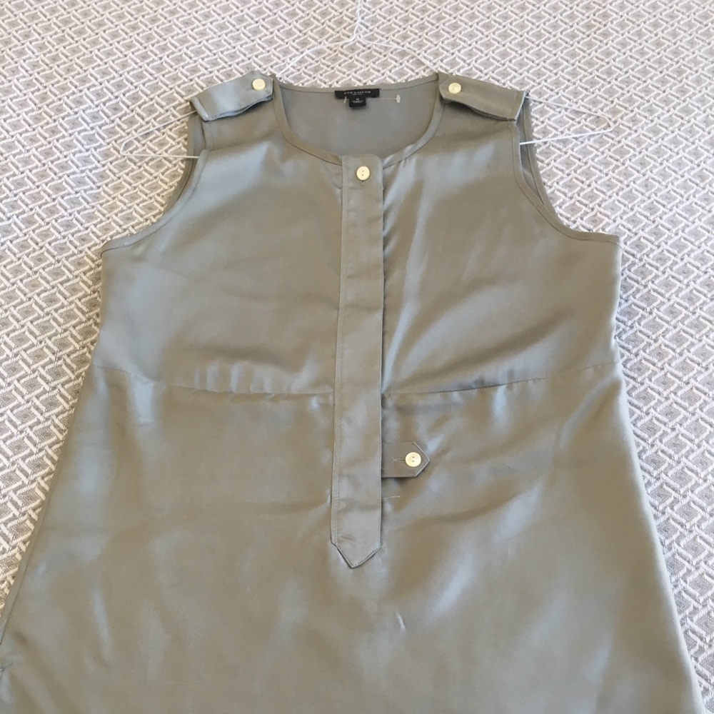 Ann Taylor mint green top, new without tags.